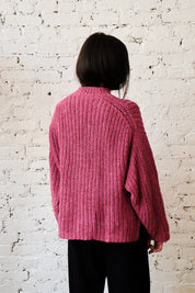 Sy Tweed Pullover - Pink, view 11