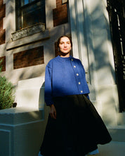 Shiloh Cotton Cardigan - Lapis