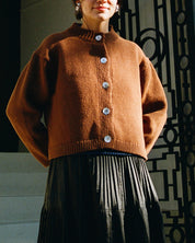 Shiloh Cotton Cardigan - Mocha
