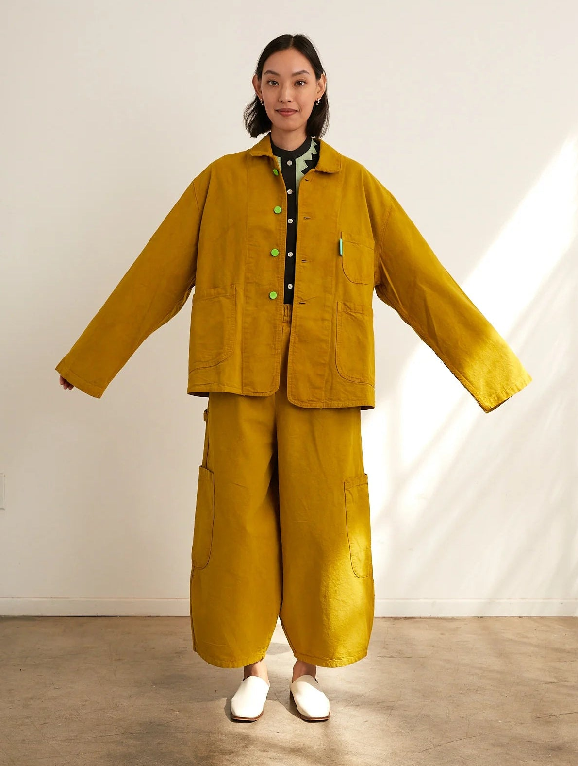 dusen dusen  ニットスロー Dusen Dusen Bath Robe Size Chart – Nikki Chasin