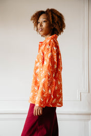 Homer Buttondown - Orange Crayon