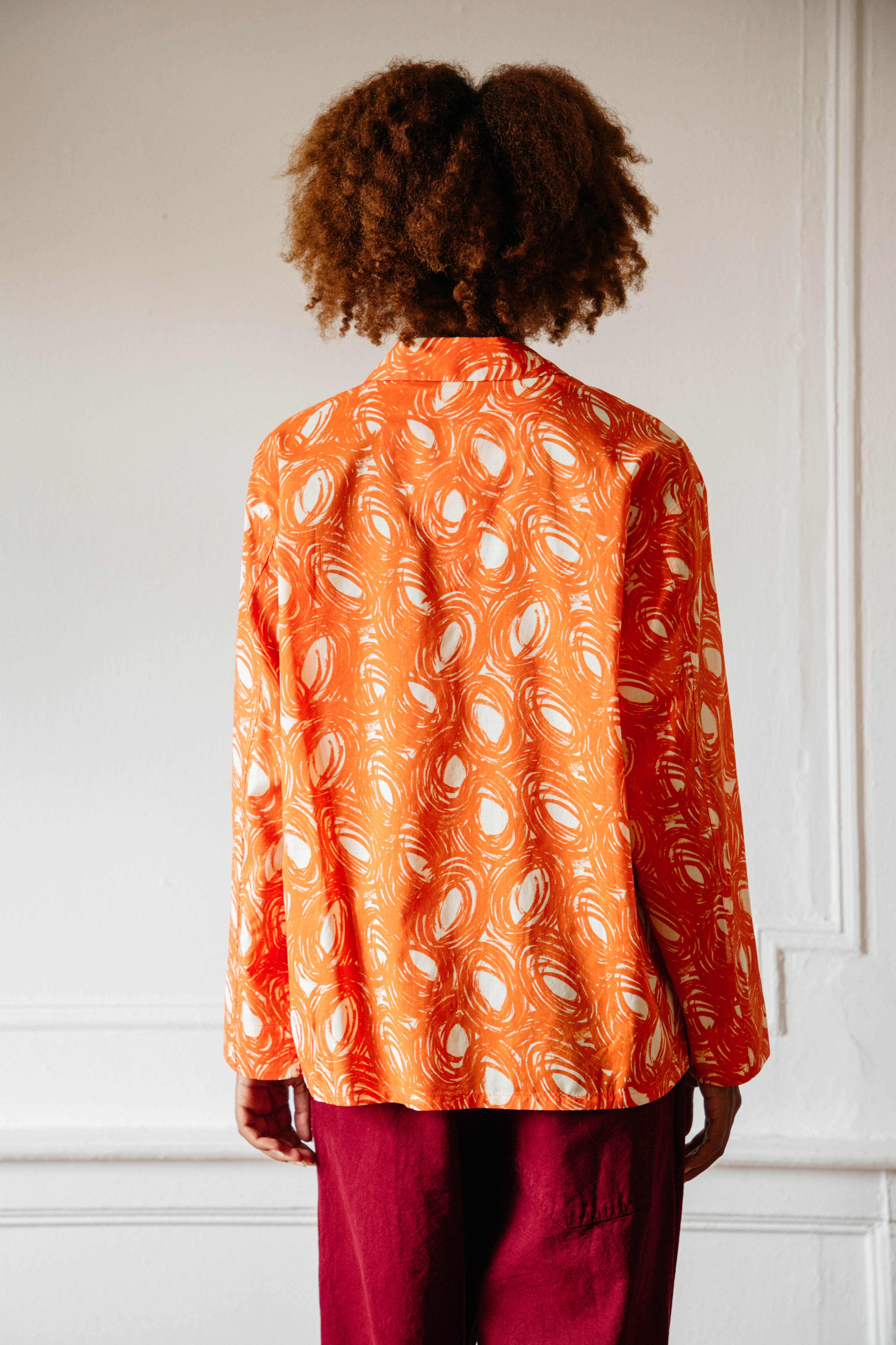 Homer Buttondown - Orange Crayon