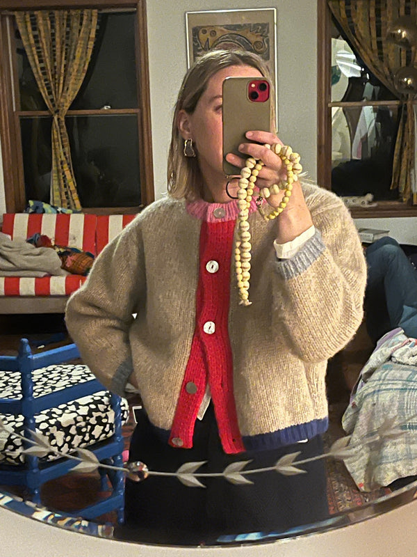 Sheba Cardigan Colorblock