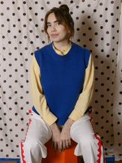 Patch Pant Zig Zag - Ivory/Poppy