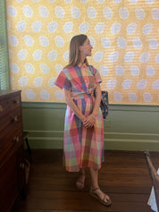 Nikki Chasin x The House That Lars Built Play Skirt in Midsommar Plaid