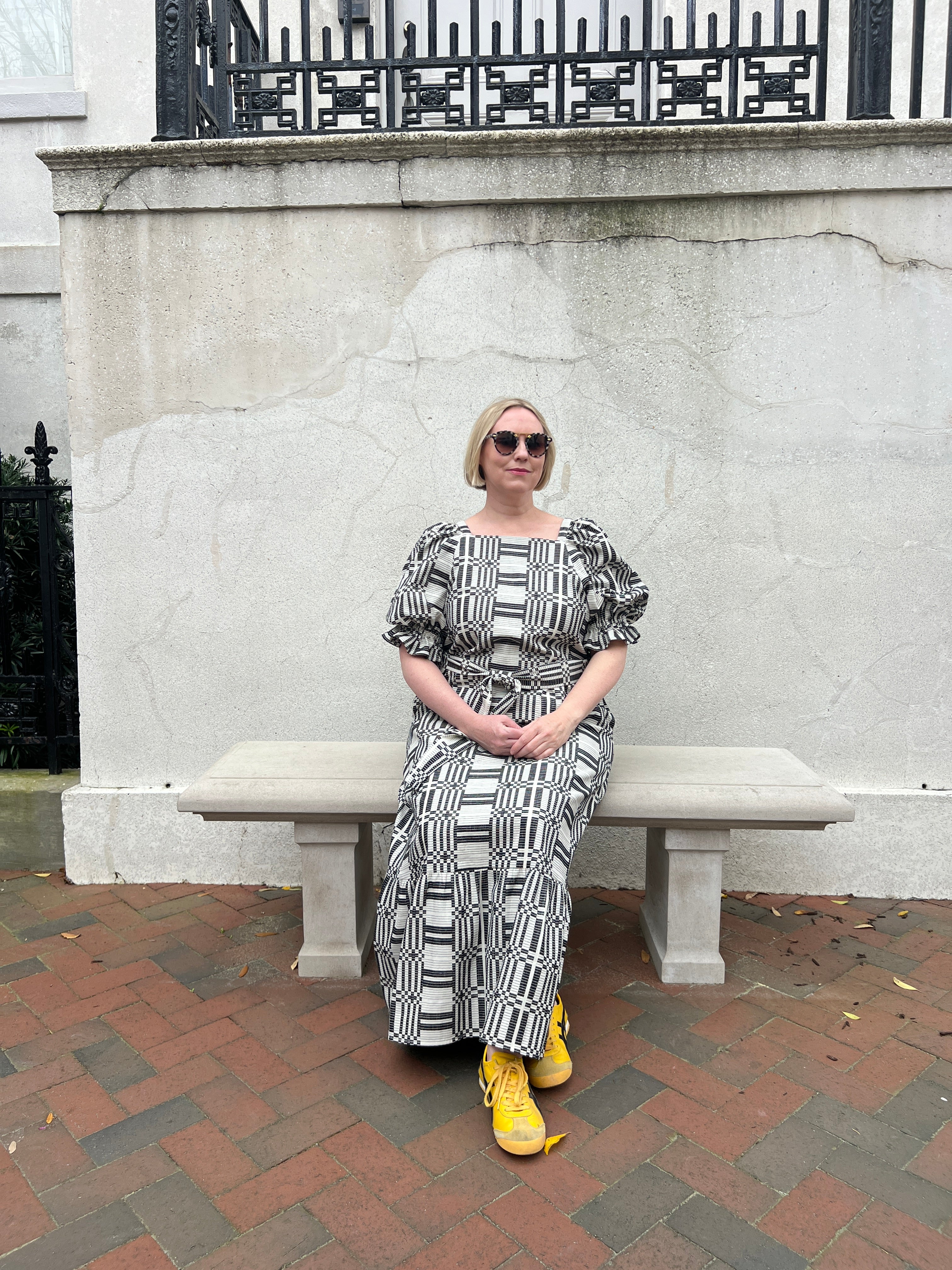 Nikki Chasin x The House That Lars Built Zoom Dress in Licorice Astrid Weave
