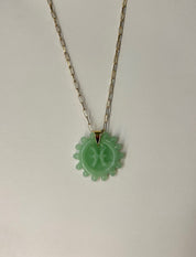 Zodiac Pendant Necklace - Seafoam