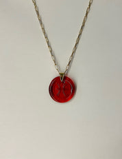 Zodiac Pendant Necklace - Garnet