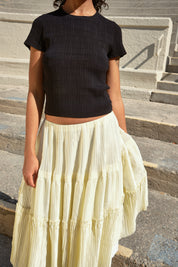 Knit Rita T-Shirt - Black