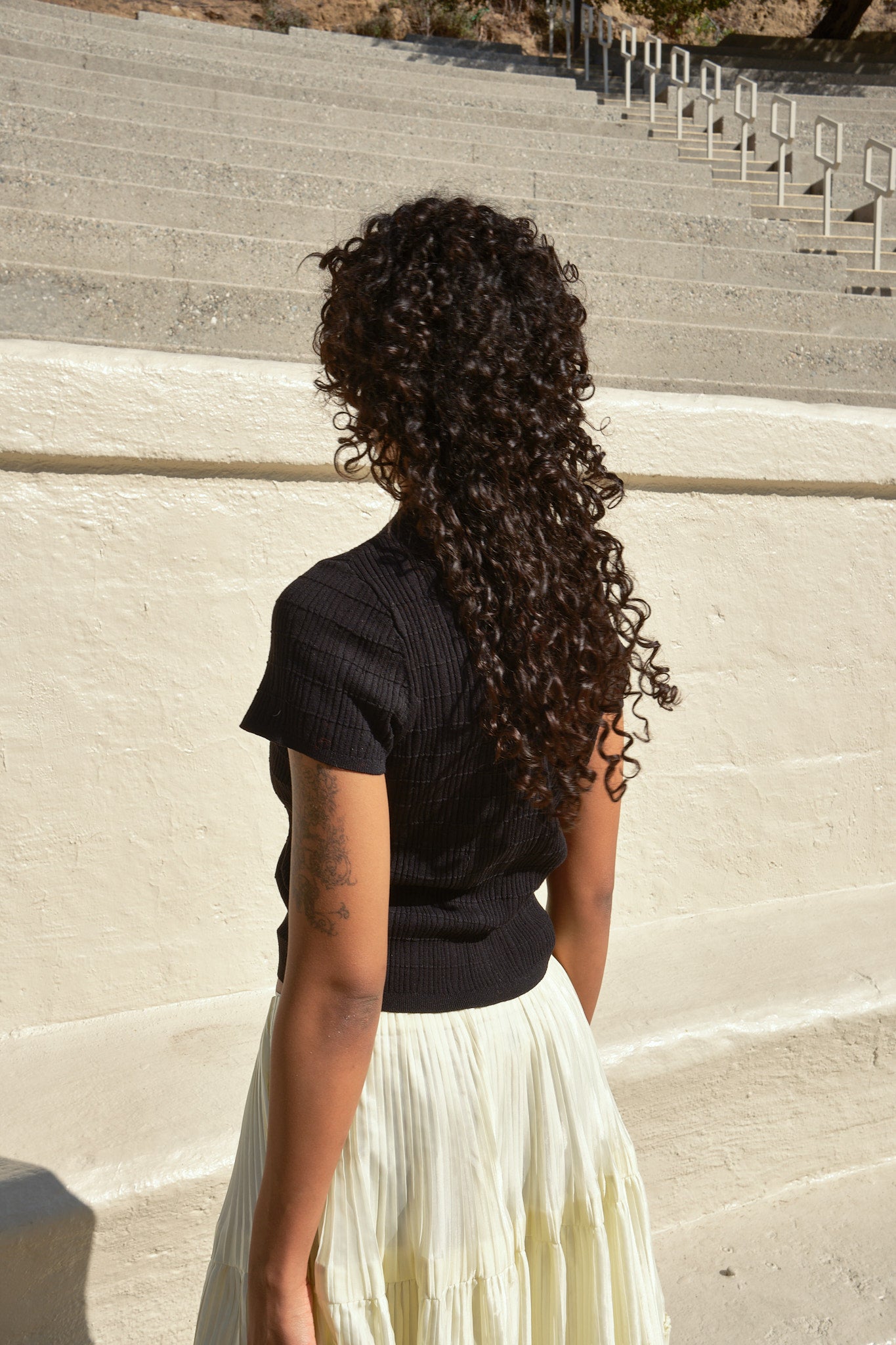 Knit Rita T-Shirt - Black