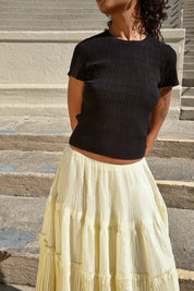 Knit Rita T-Shirt - Black