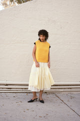 Sabine Alpaca Sweater Vest- Dijon