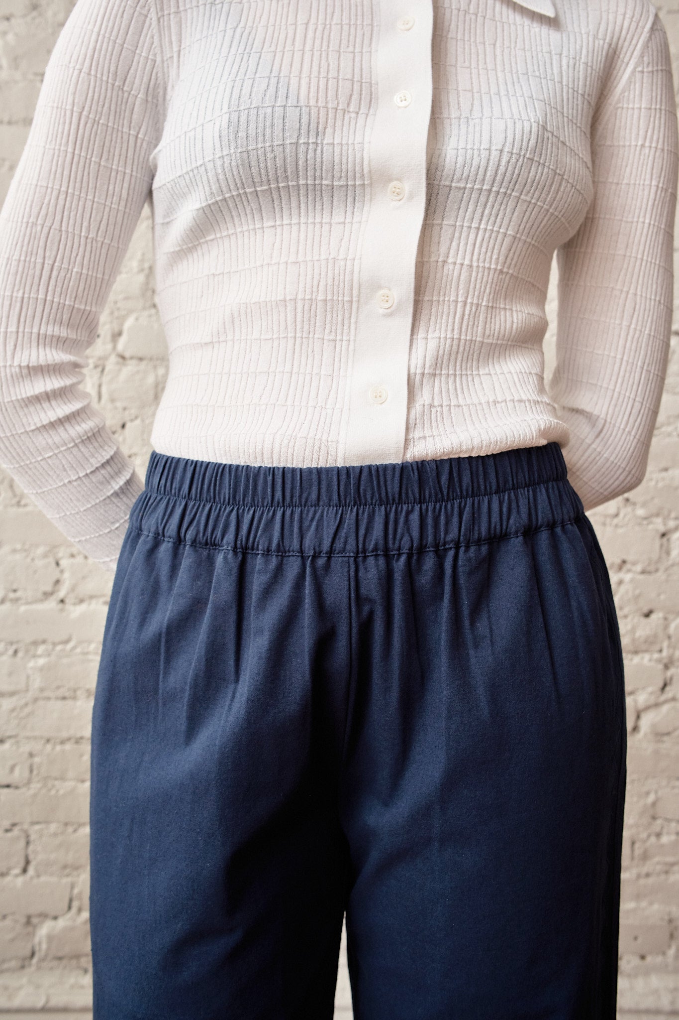 Patch Pant Zig Zag - Navy/Navy