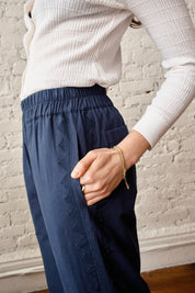 Patch Pant Zig Zag - Navy/Navy