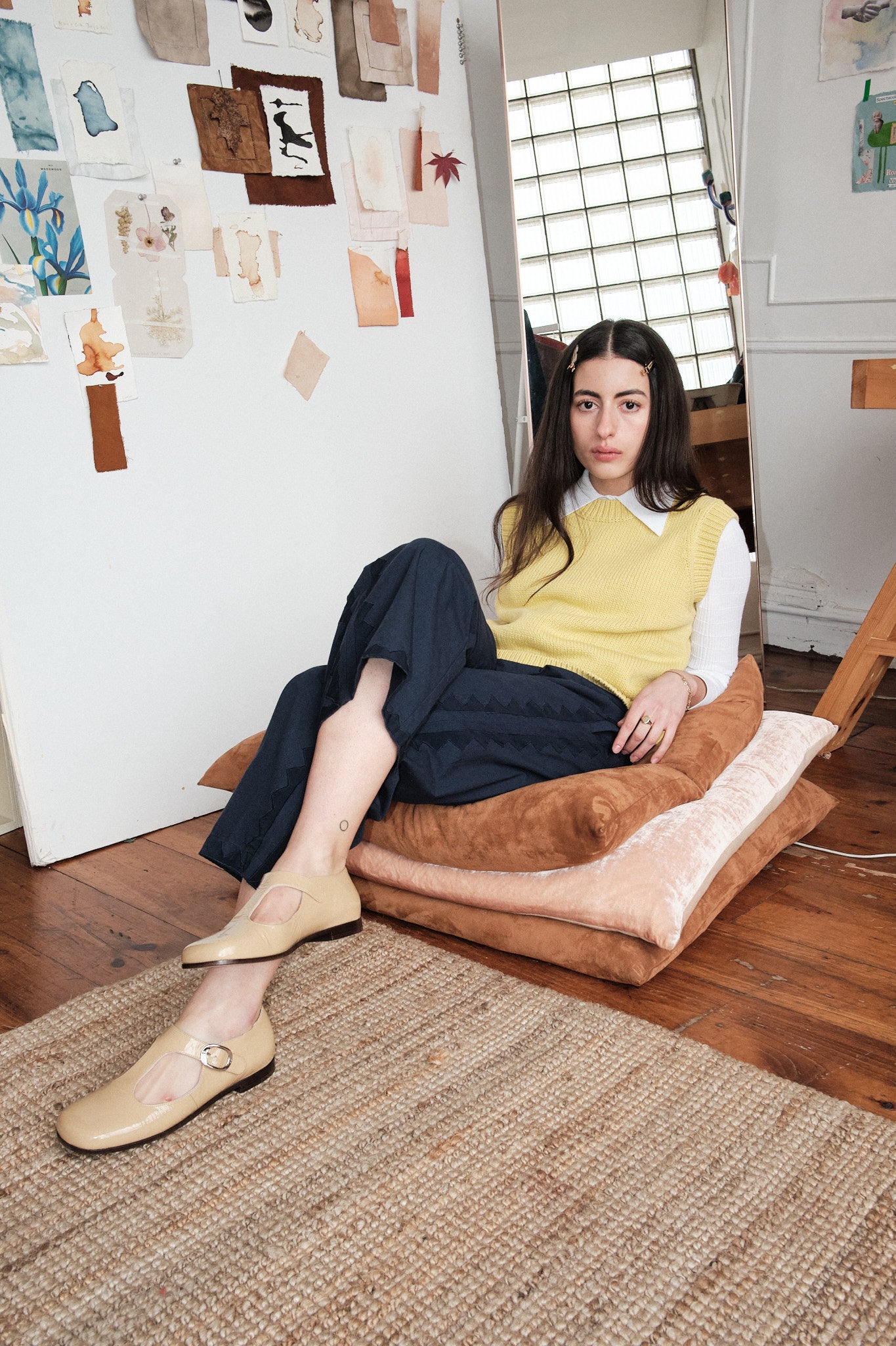Shape Cotton Vest - Lemon