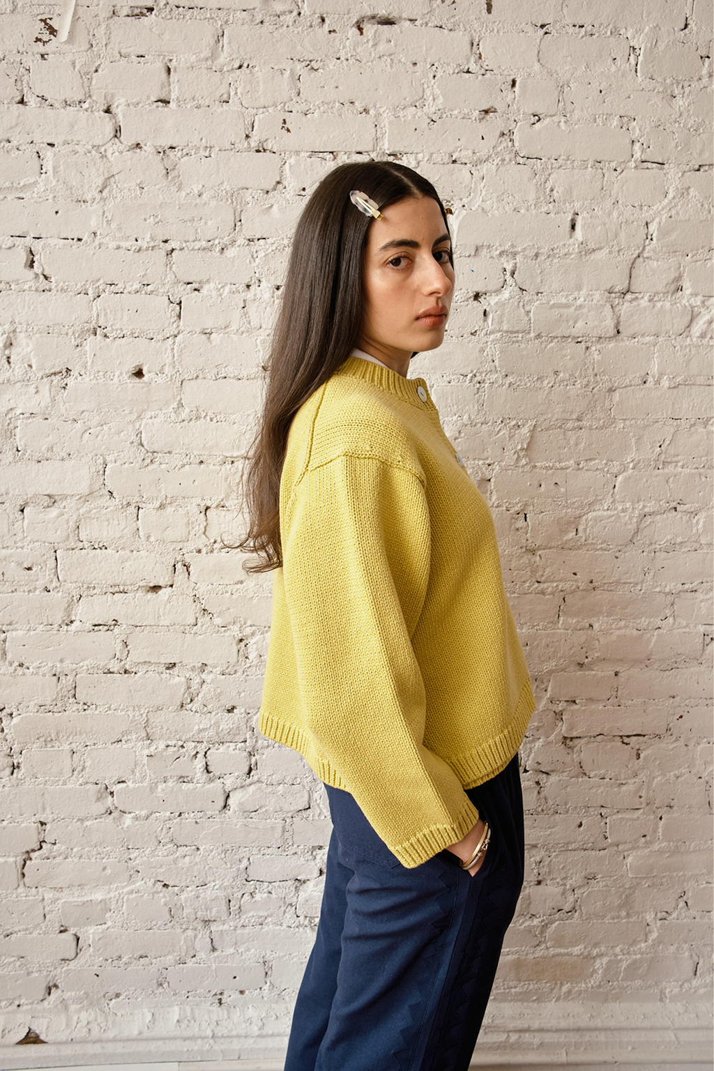Shiloh Cotton Cardigan - Lemon – Nikki Chasin Shiloh Cotton Cardigan - Lemon – Nikki Chasin