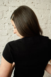 Knit Rita T-Shirt - Black