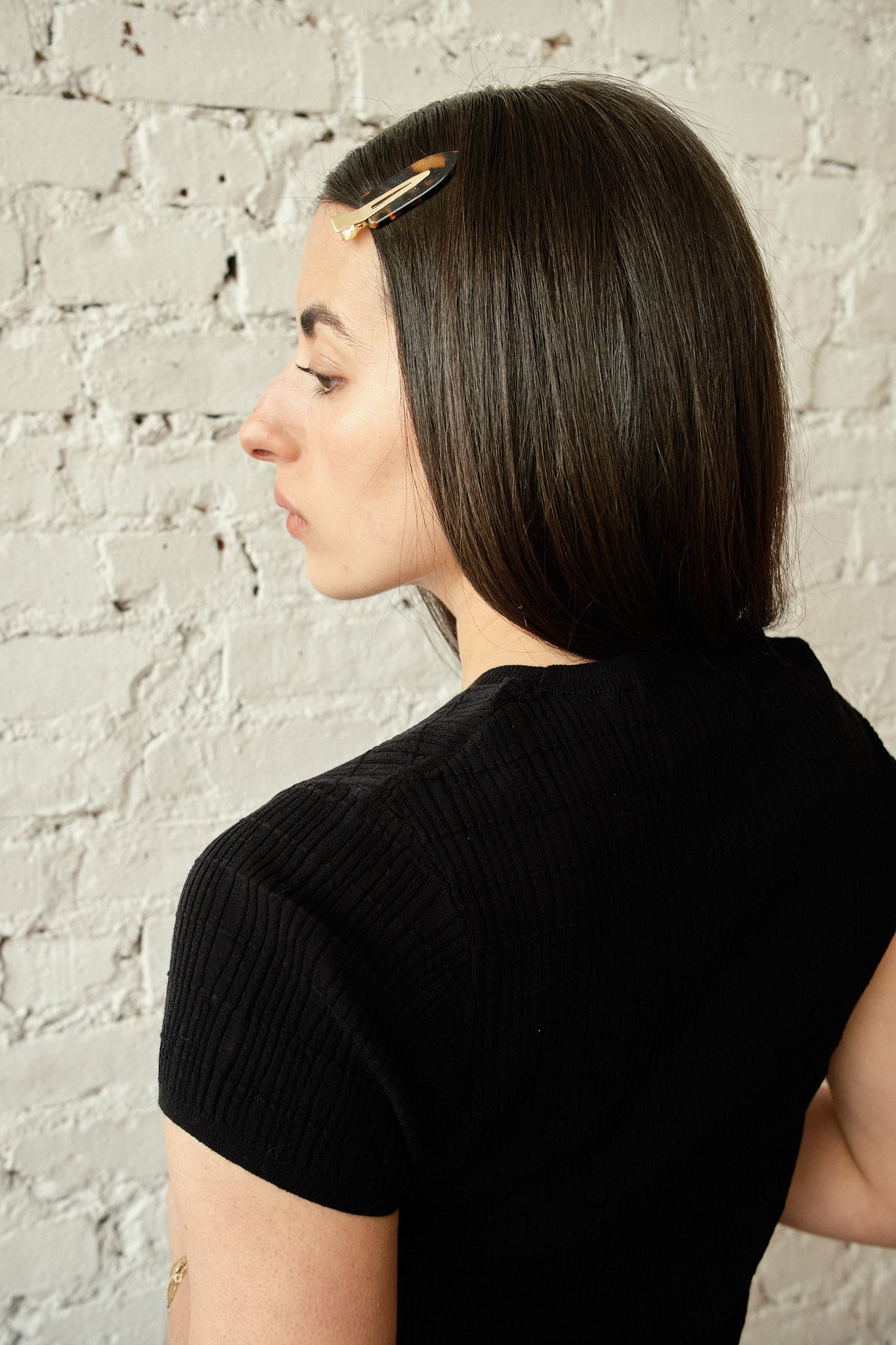 Knit Rita T-Shirt - Black