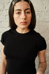 Knit Rita T-Shirt - Black