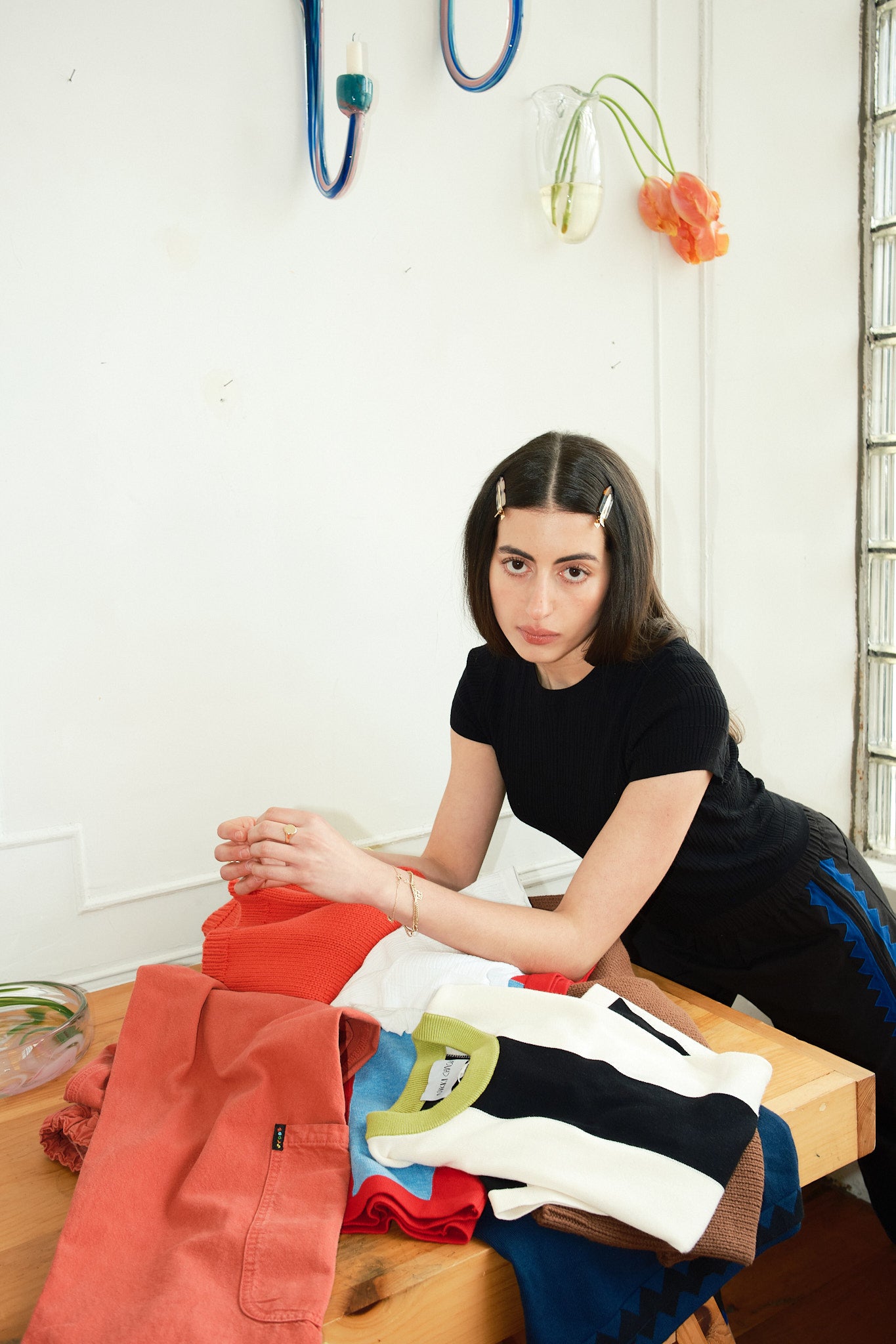 Knit Rita T-Shirt - Black