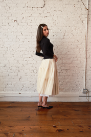 Octave Skirt - Butter/Ivory