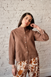 Alpha Buttondown - Cocoa