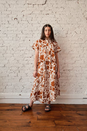Corso Buttondown Cotton/Linen - Impressionist Cow
