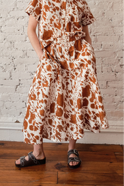Play Skirt - Cow Print