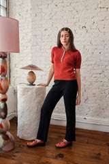 Iggy Ribbed Pants - Black