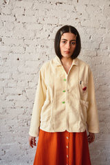 Forager Coat - Horizontal Corduroy Butter