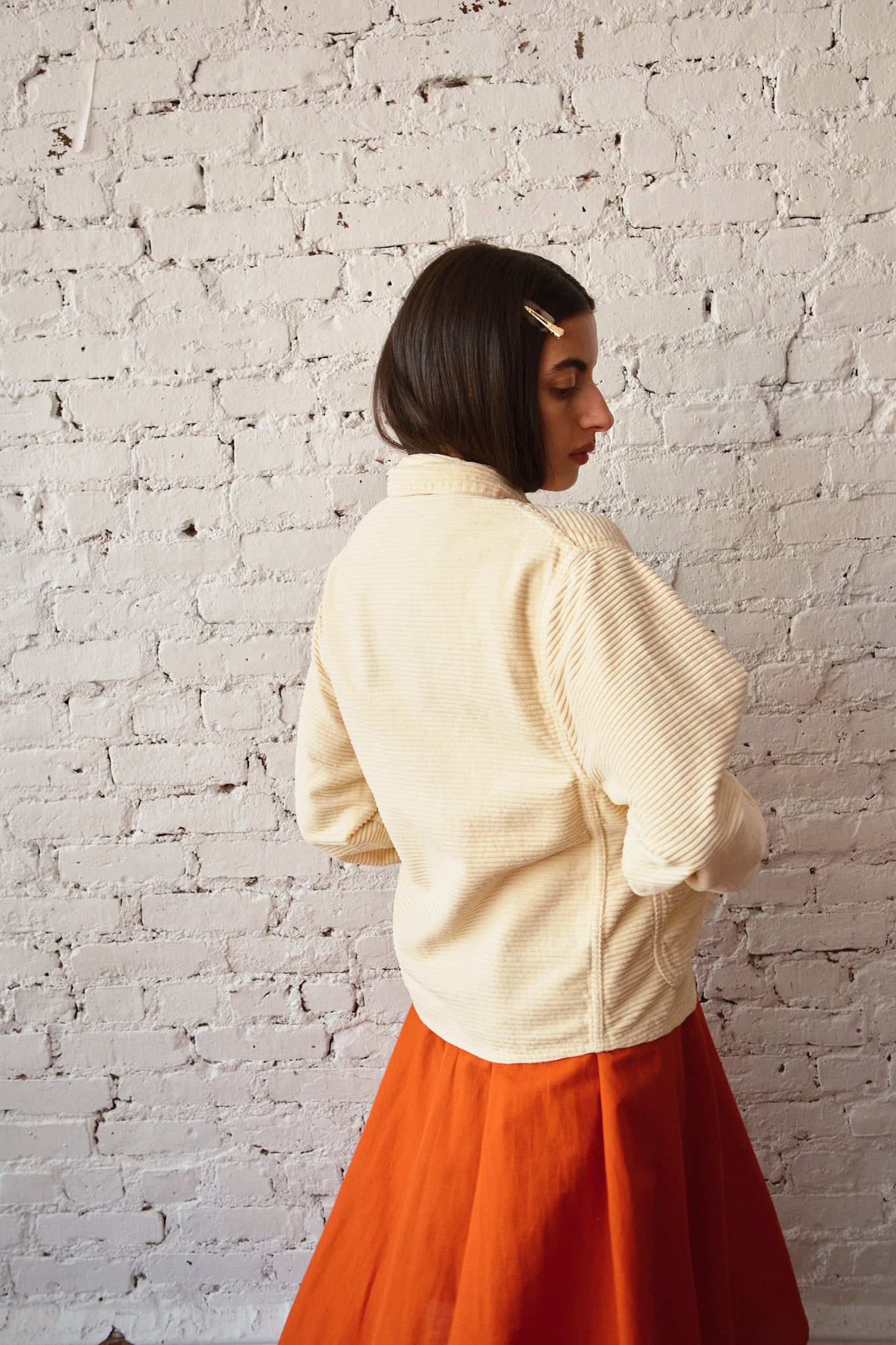 Forager Coat - Horizontal Corduroy Butter