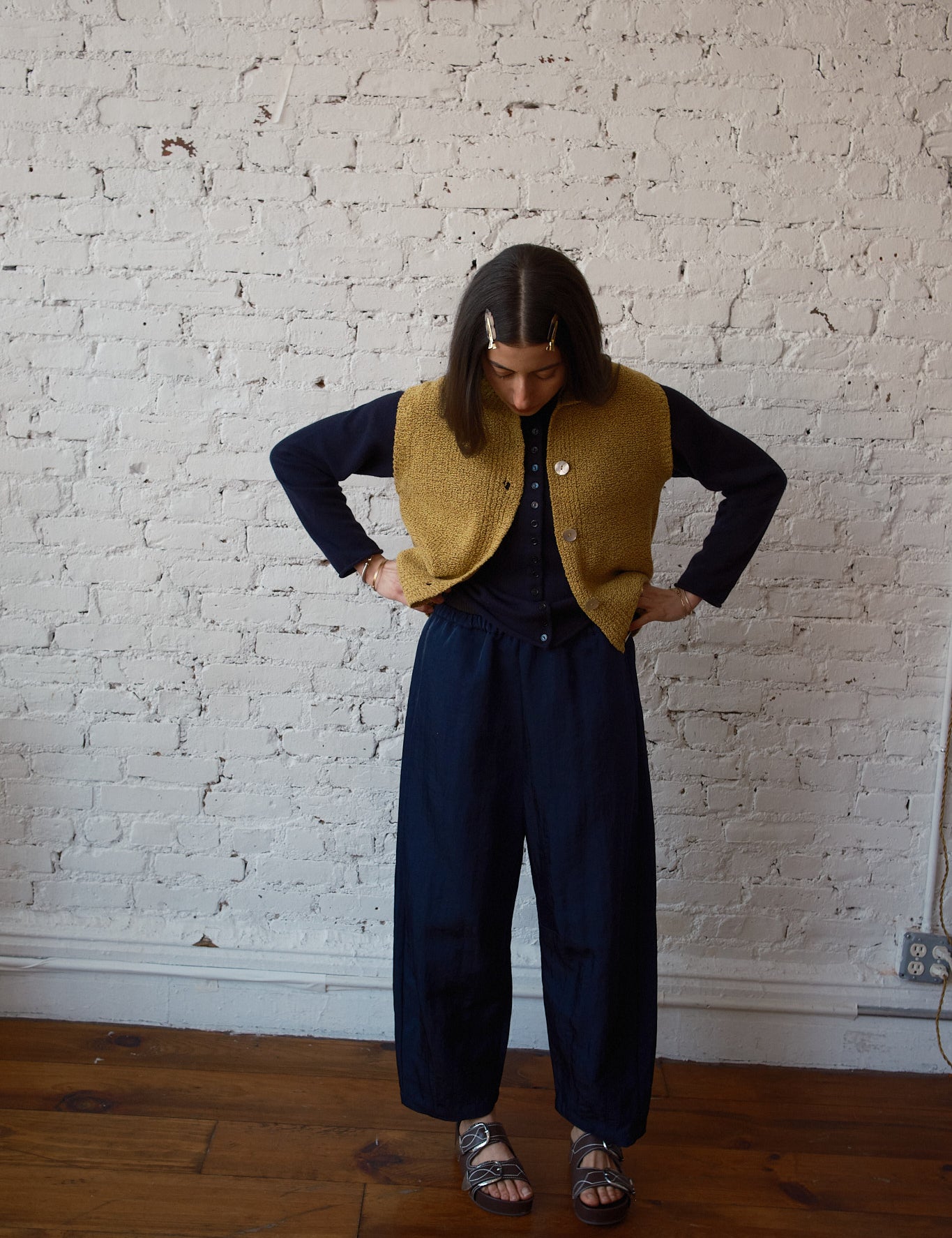 Contessa Pant - Navy, view 3