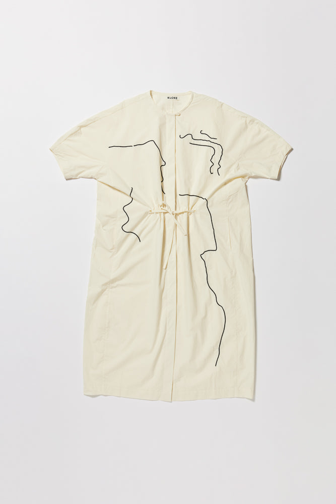 Pensive Embroidered Dress