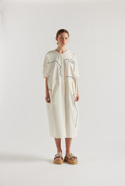 Pensive Embroidered Dress