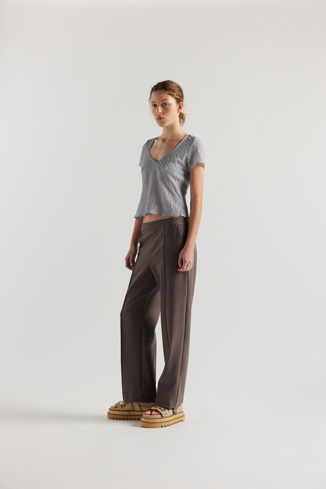 Centered V-Neck Top