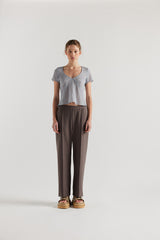 Centered V-Neck Top