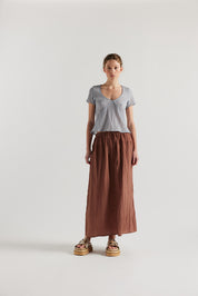 Centered V-Neck Top