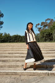 Octave Skirt - Black/Ivory