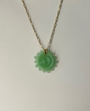 Zodiac Pendant Necklace - Seafoam