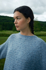Saskia Cable Pullover - Powder