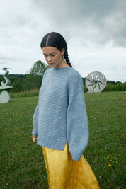 Saskia Cable Pullover - Powder