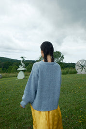 Saskia Cable Pullover - Powder