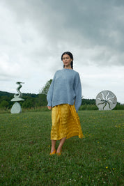 Saskia Cable Pullover - Powder