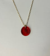 Zodiac Pendant Necklace - Garnet