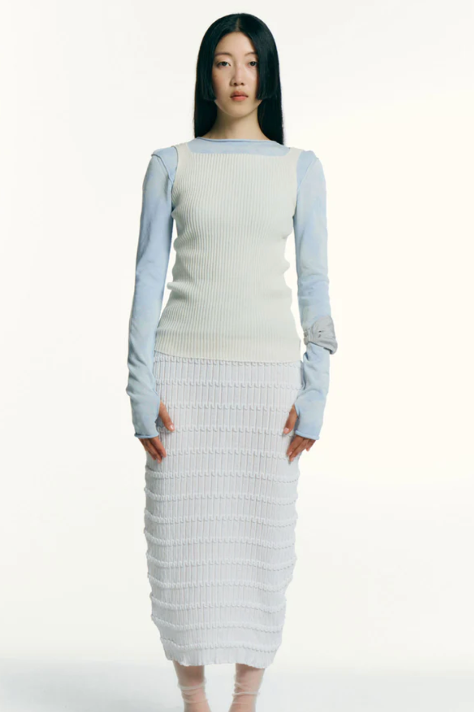 Junko Top - Chalk, view 5