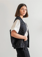 Quilt Vest - Black