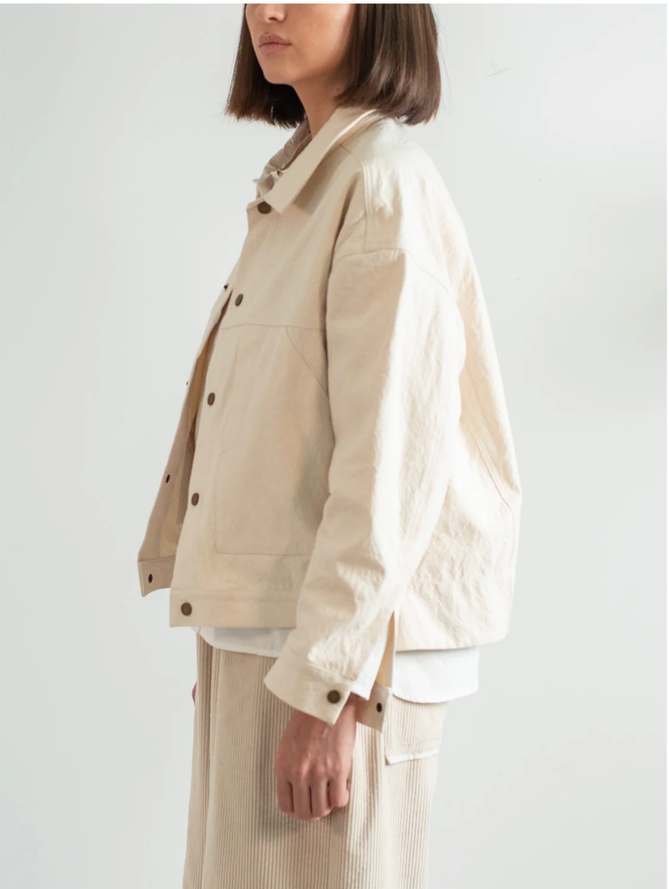 Varsity Jacket - Ivory