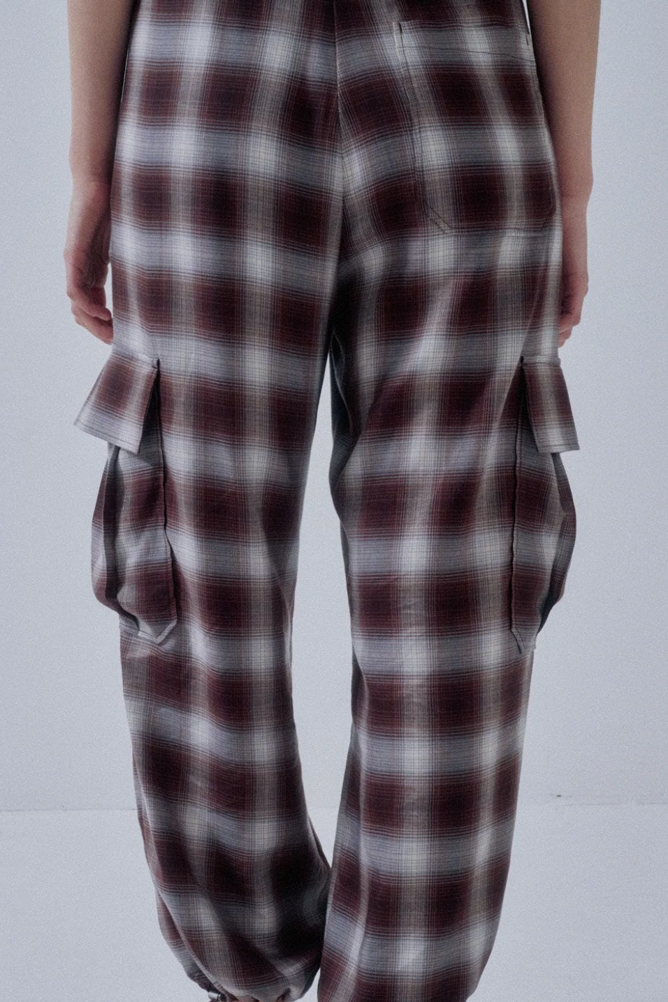 Plaid Balloon Joggers, view 3