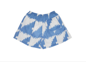 Camper Short Cotton/Linen - Houndstooth Marine