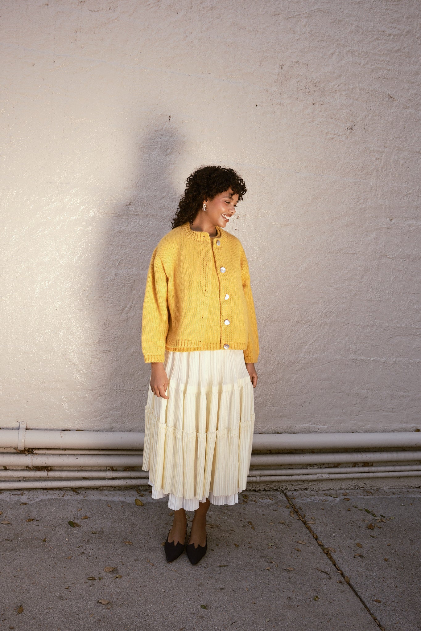 Sheba Cardigan Sweater - Dijon